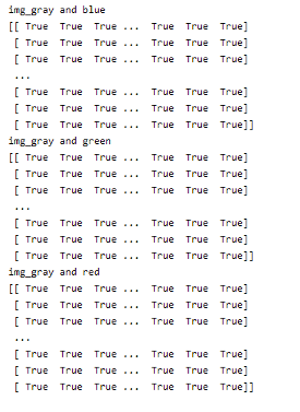image gray and blue output