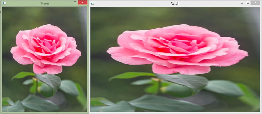 change heigh using openCV in python